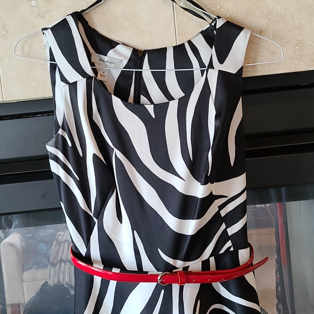 Zebra Pattern Dress - image 2